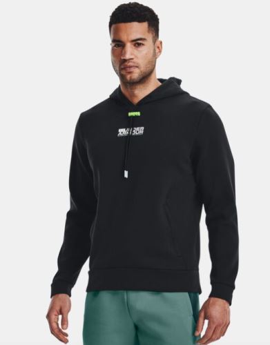 Mikina Under Armour UA SUMMIT KNIT HOODIE-BLK 001
