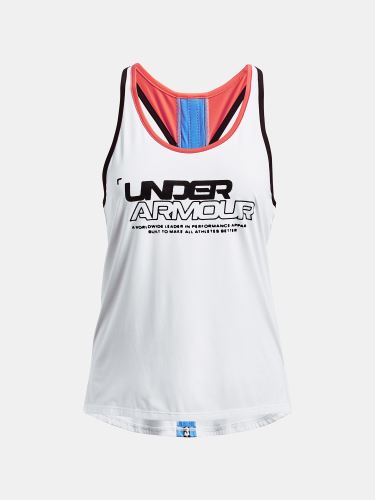 Tielko Under Armour Knockout Tank CB Graphic WHT 100 M