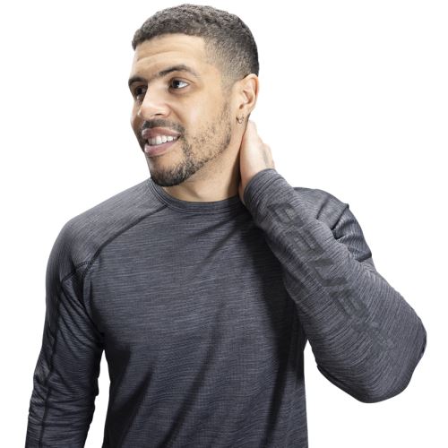 Triko BAUER FLC LS TRAINING TEE - GRAY SR