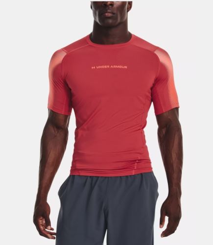 Kompresné tričko Under Armour UA HG Armour Novelty SS-RED 638 M