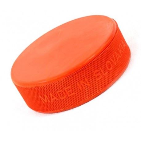 Hokejový puk oranžový ťažký - 2.jakosť