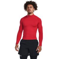 Kompresní tričko Under Armour ColdGear Armour Comp Mock RED 600 (1)