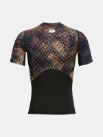 Tričko Under Armour HG Armour Prtd Comp SS-BLK 002 M (1)