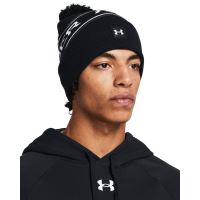 Čiapka Under Armour UA Mens Halftime Pom Beanie-BLK 001 (1)