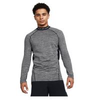 Tričko Under Armour ColdGear Twist Mock-GRY 011 (1)