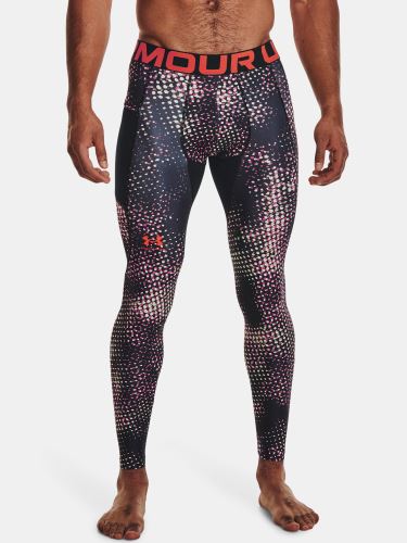 Legíny Under Armour HG Armour Prtd Legging-BLK 002 M