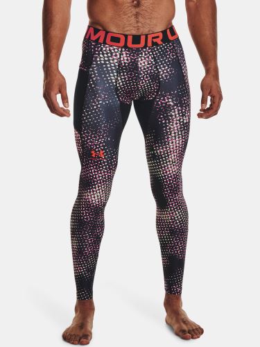 Legíny Under Armour UA HG Armour Prtd Legging-BLK 002 M