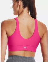 Športová podprsenka Under Armour UA Infinity Pintuck Mid-PNK 634 (1)
