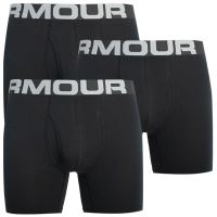 Boxerky Under Armour Charged Cotton 6in 3 Pack-BLK 001 S