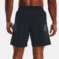 Kraťasy Under Armour UA Armourprint Woven Shorts-BLK 001 S (1)