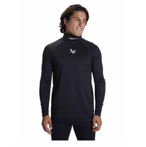Tričko s dlhým rukávom Bauer LS Neckprotect Top S22 SR