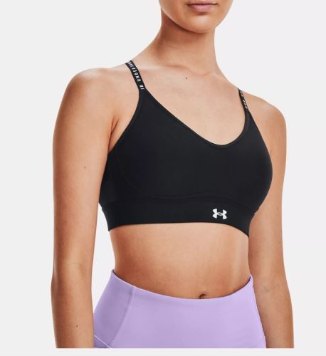 Sportovní podprsenka Under Armour Infinity Covered Low-BLK 001 S