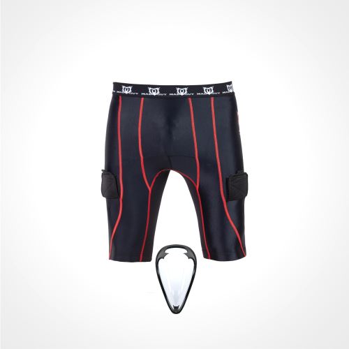 MAD GUY Pro Compression šortky se suspenzorem JR