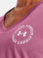 Tričko Under Armour Solid LC Crest SSV-PNK 669 S (4)