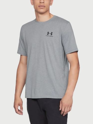 Tričko Under Armour Sportstyle Left Chest SS-GRY 036