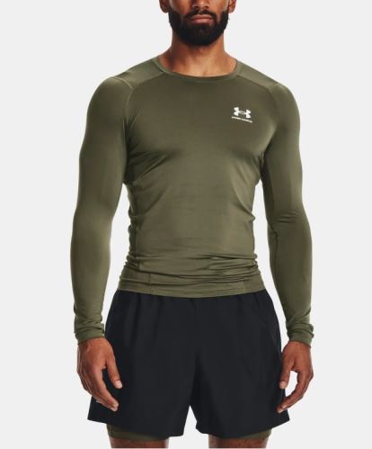 Kompresní tričko Under Armour HG Armour Comp LS-GRN 390 XL