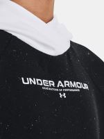 Mikina Under Armour Rival + Fleece Hoodie-BLK 001 S (4)