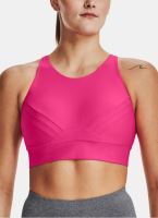 Sportovní podprsenka Under Armour UA Infinity Pintuck Mid-PNK 634