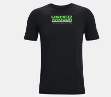 Tričko Under Armour UA WORDMARK SS-BLK 001 (1)