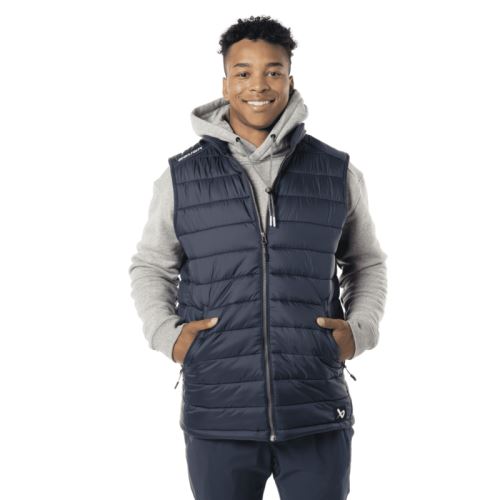 Vesta BAUER S23 TEAM PUFFER VEST-SR-NAVY